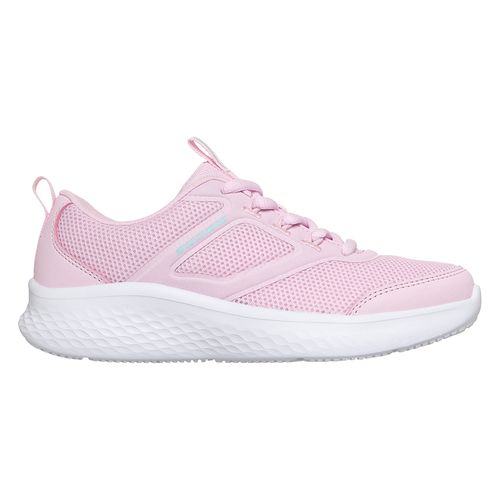 Zapato deportivo casual Skechers rosado para niña