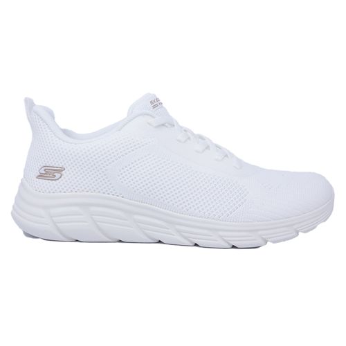 Zapato casual deportivo Skechers Bobs B Flex color blanco para mujer