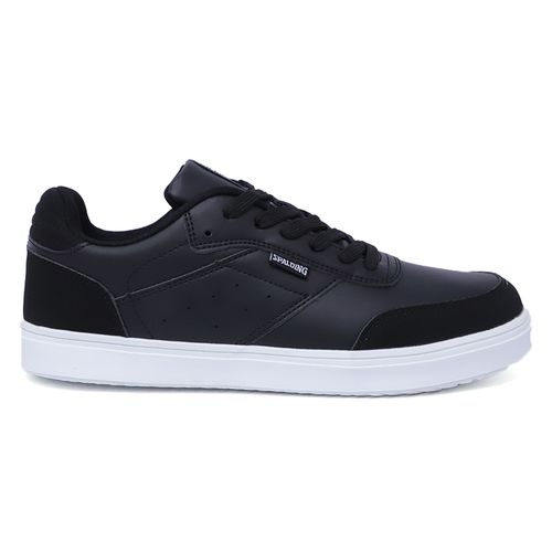 Zapato deportivo casual Spalding negro/blanco para niño