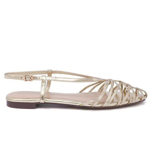 Zapato casual Sfera color dorado para mujer