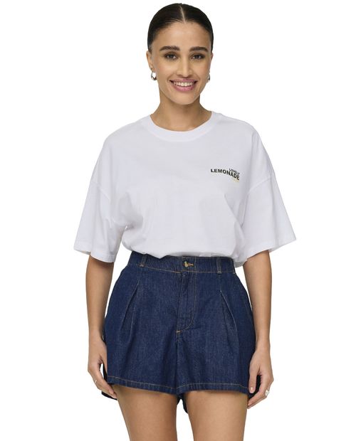 Camiseta Only estampada manga corta para mujer