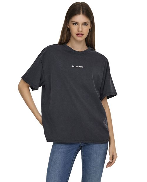 Camiseta Only estampada manga corta para mujer
