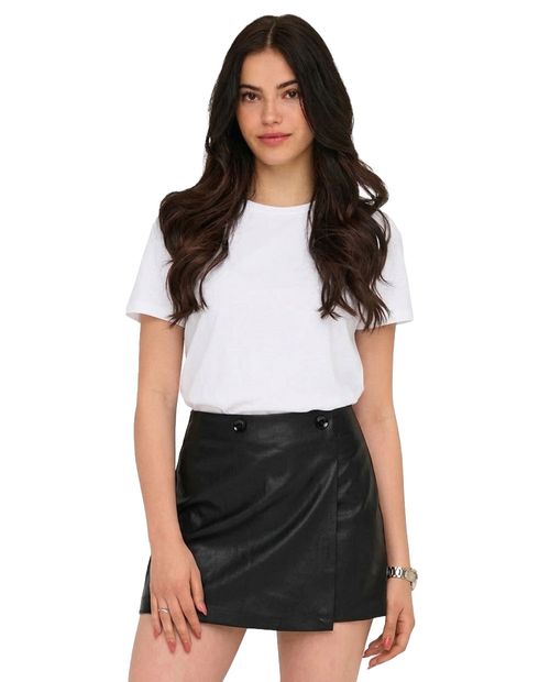 Falda short Only de cintura alta para mujer