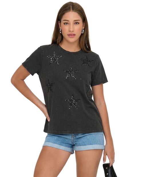 Camiseta Only manga corta para mujer