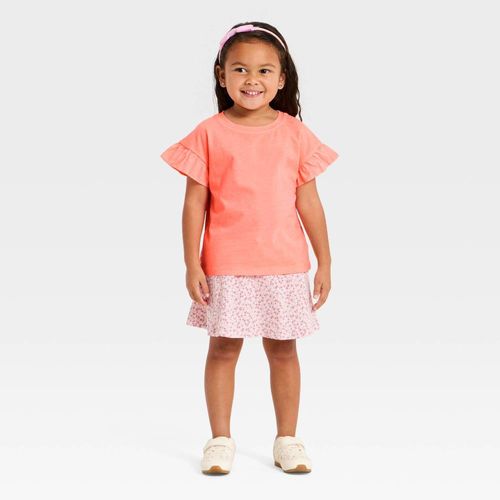 Blusa coral para niña
