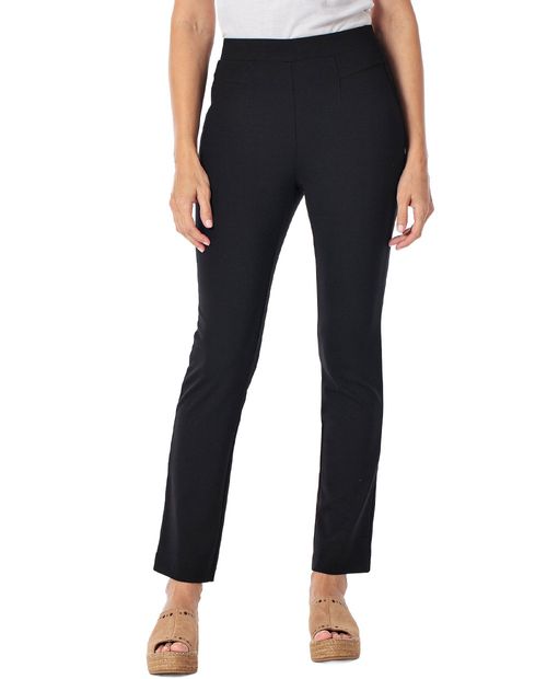 Pantalón casual Punt Roma slim fit sólido para mujer