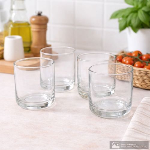 Set de 4 vasos de vidrio Libbey Glass 390 ml