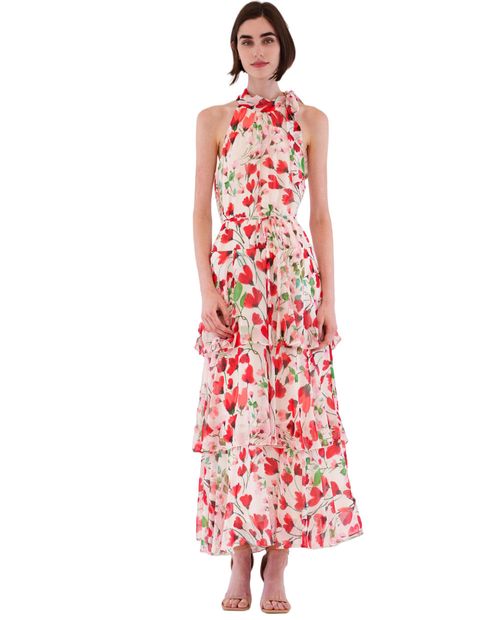 Vestido maxi Julian And Jordan multicolor con estampado floral para mujer