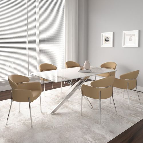 Juegos de comedor Aldo Lynn 6 personas rectangular