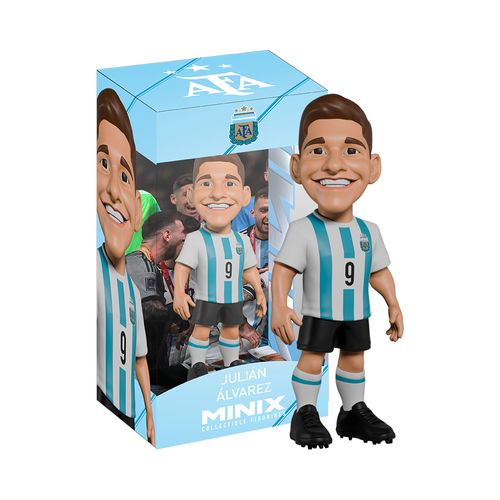 Figura coleccionable MINIX Julián Álvarez Mundial 2026 12cm