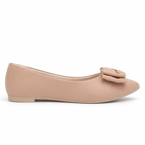 Zapato casual Orange color nude para mujer