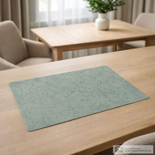Mantel individual rectangular de plástico 30x45 cm