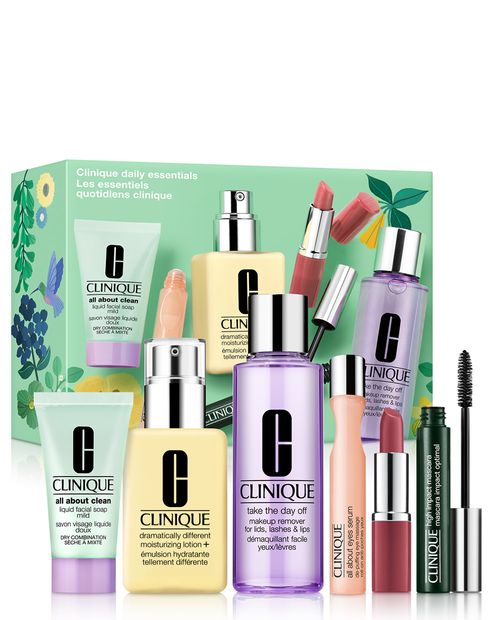 Clinique Set de esenciales de skincare y maquillaje