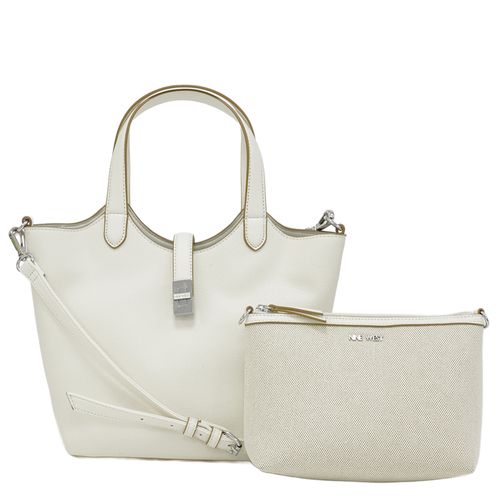 Cartera tote Nine West color blanco para mujer