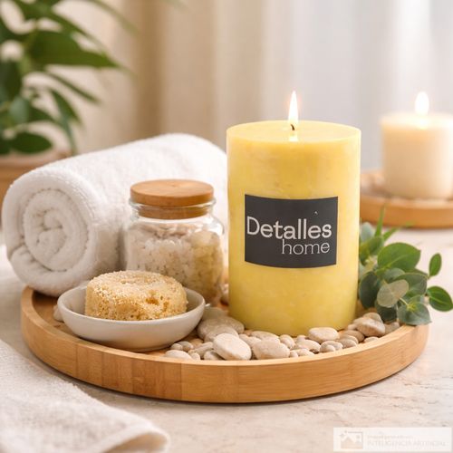 Vela aromática rustica