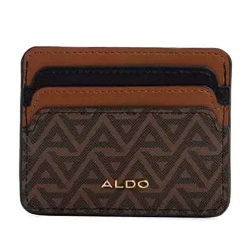 Tarjetero Aldo color café para mujer