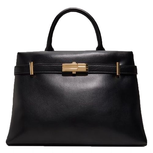 Cartera satchel Aldo color negro para mujer