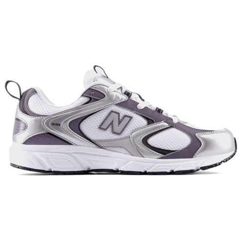 Zapato casual New Balance 408 color blanco/gris para mujer