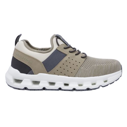 Zapato deportivo casual Nautica beige para hombre
