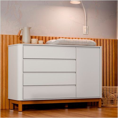 Comoda Matic Blanca Flow Eco Wood