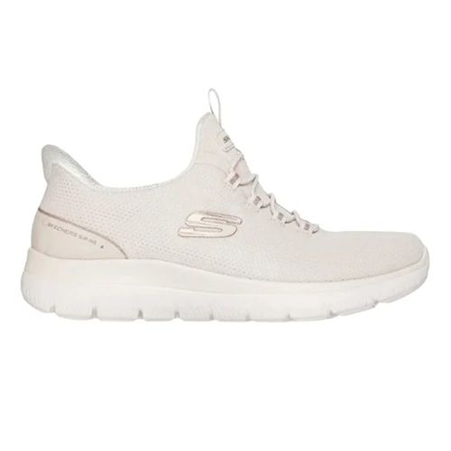 Zapato casual Skechers Summits color beige para mujer