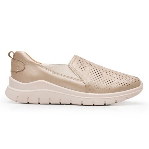 Zapato casual Flexi dorado para mujer