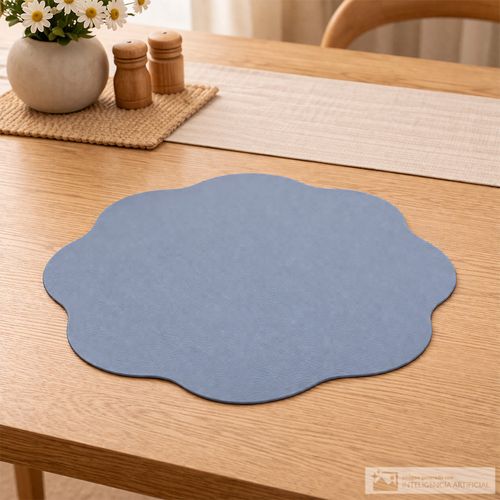 Individual ondulado de plástico para mesa 38 cm