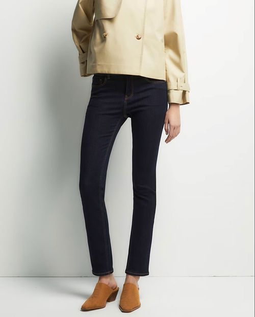 Jeans Sfera skinny azul oscuro denim para mujer