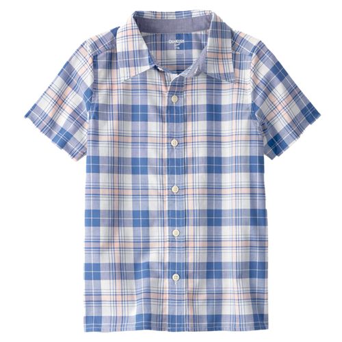 Camisa multicolor cuadriculada de niño