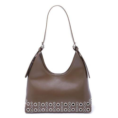 Cartera hobo Unexpected color café para mujer
