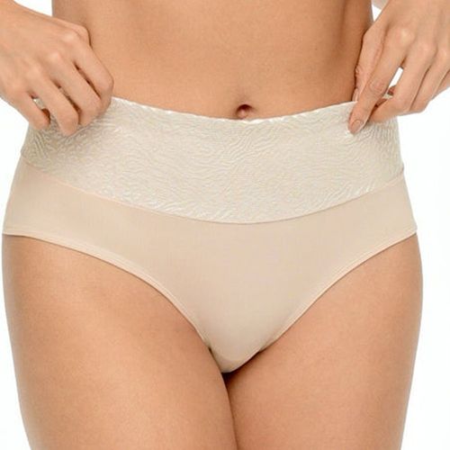 Hipster Laura beige sólido para mujer