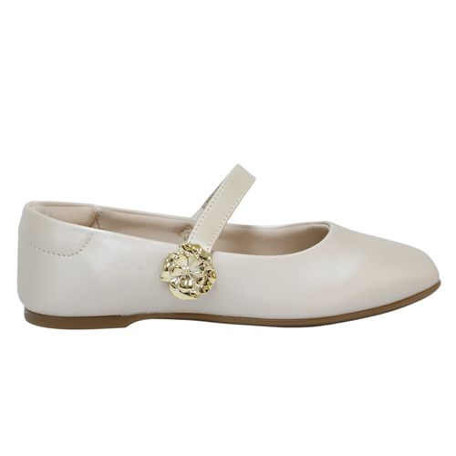 Zapato casual balerina Orange beige para niña