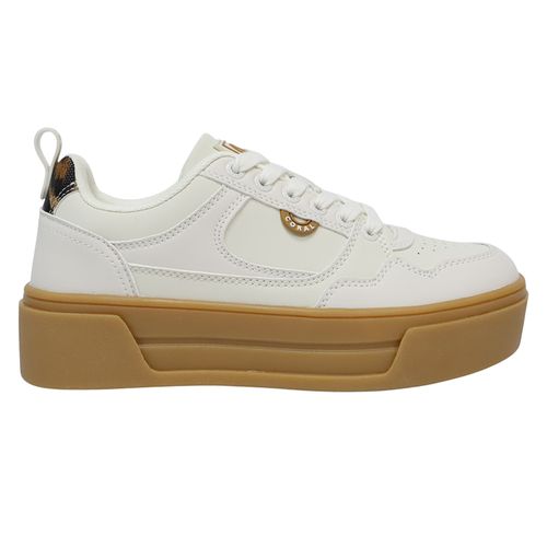 Zapato casual Coral Mattea color beige para mujer