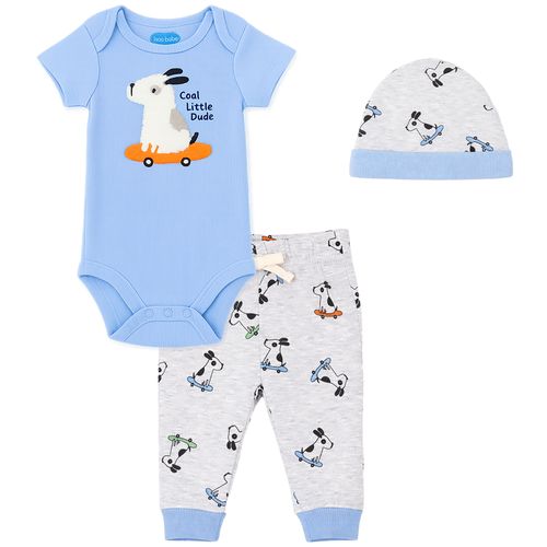 Conjunto de 3 piezas multicolor para bebé niño