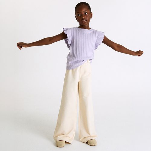 Pantalón beige para niña