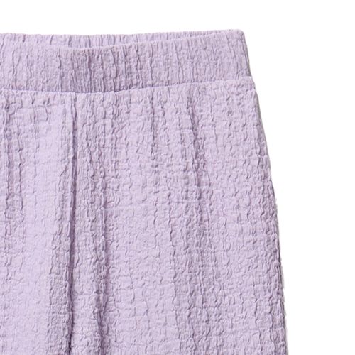 Pantalón morado con textura para niña