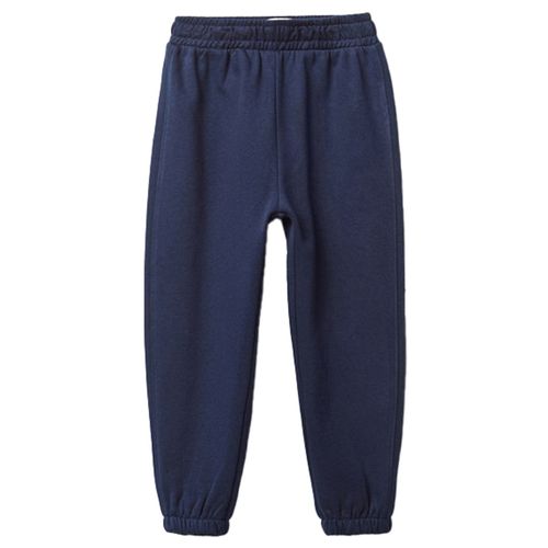 Pantalón azul jogger para niña