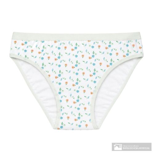 Hipster Accent estampado floral de cintura media para mujer