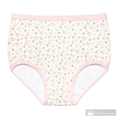 Hipster Accente estampado floral de cintura alta para mujer