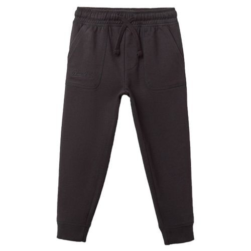 Pantalón jogger negro con bordado New York para niño