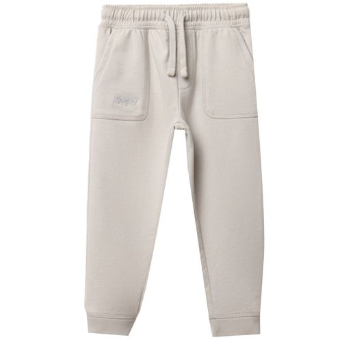 Pantalón jogger ivory para niño