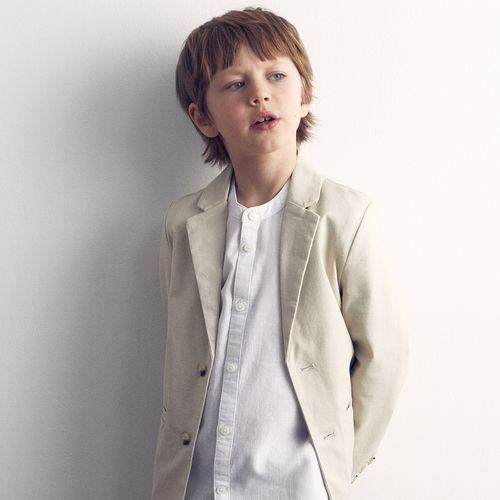 Camisa casual blanca para niño