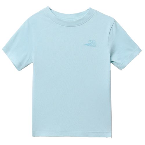 Camiseta celeste con estampado para niño
