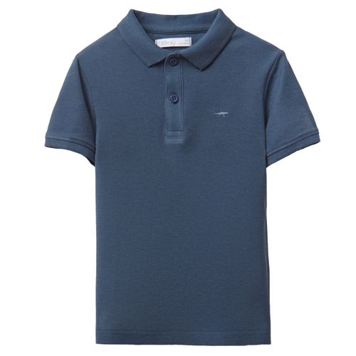 Camisa polo azul navy para niño