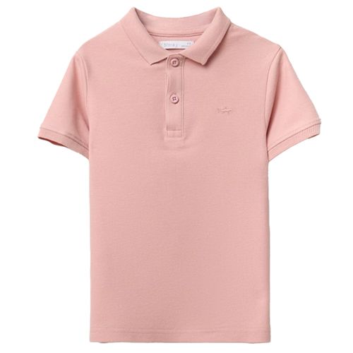 Camisa polo rosado para niño