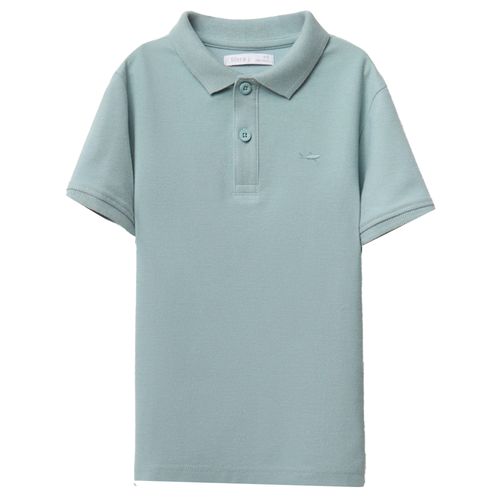 Camisa polo celeste para niño