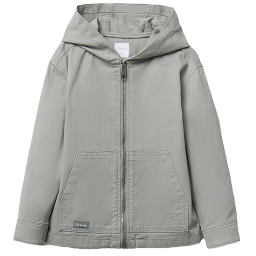 Chaqueta hooded verde para niño