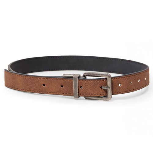 Cincho reversible con hebilla metálica para niño