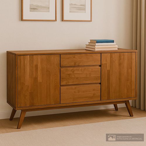 Bufetera de madera con gaveta push / Genova