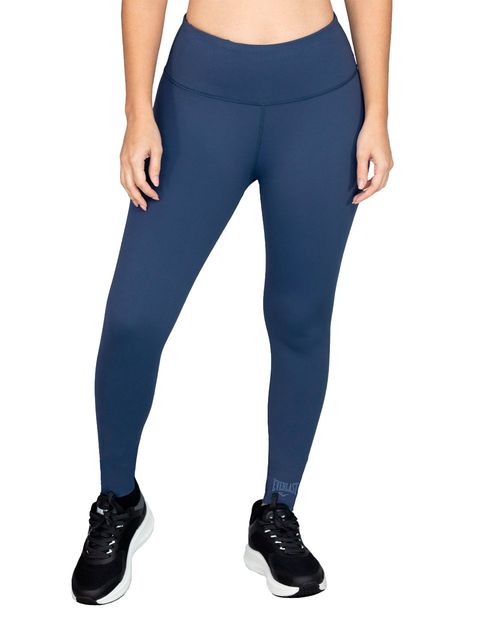 Legging deportiva Everlast color vino sólida cintura media para mujer